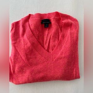 Orange/Pink J.Crew Italian Cashmere XS